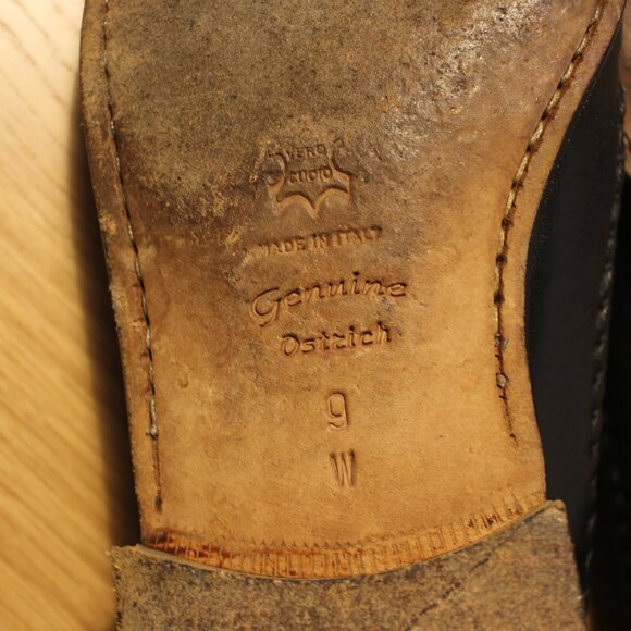MC_ Genuine Ostrich Leather Shoes main image 7